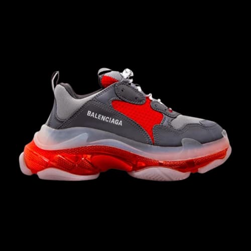 Balenciaga Triple S Sneaker 'Clear Sole - Grey Red'
