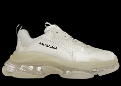 Balenciaga Triple S Clear Sole White