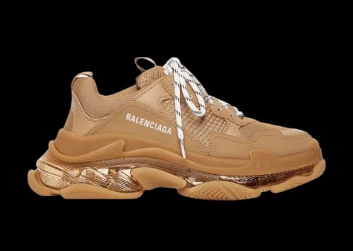 Balenciaga Triple S Clear Sole Brown