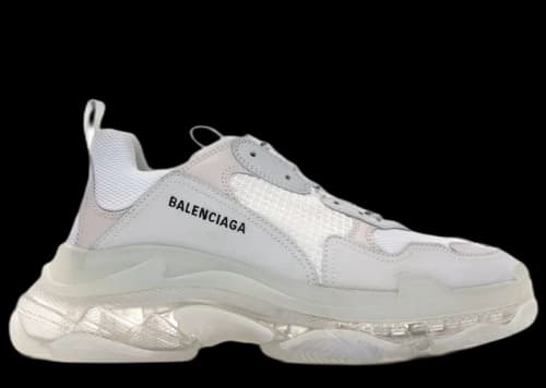 Balenciaga Triple S Clear Sole White