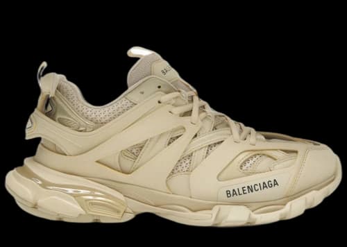 Balenciaga Track Beige Metallic Gold