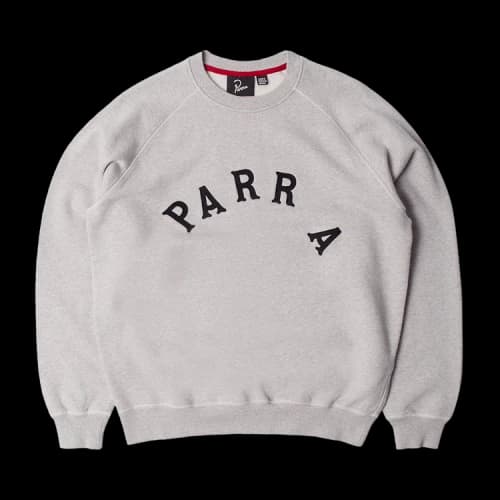 Parra Drunk Parent Crewneck Sweatshirt 'Heather Grey'