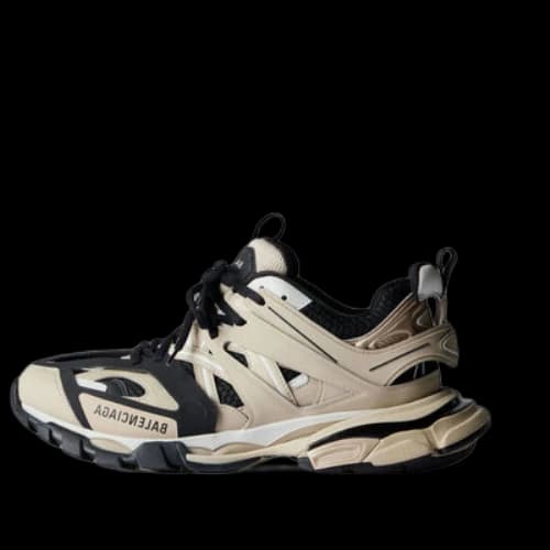 Balenciaga Track Sneakers 'Beige and Black Mesh and Nylon' (Women's)