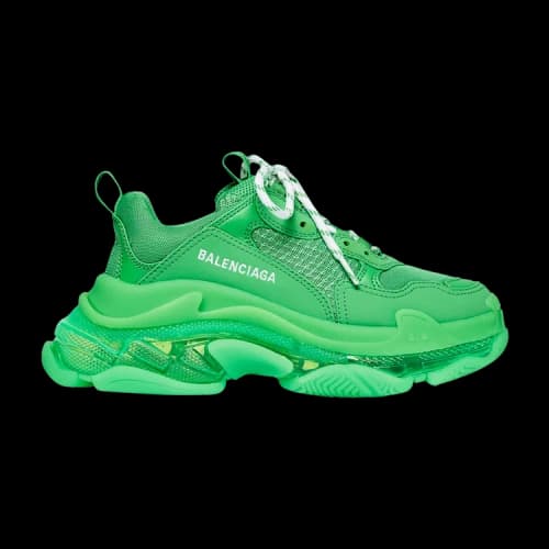 Balenciaga Triple S Sneaker 'Clear Sole - Green' (Women's)