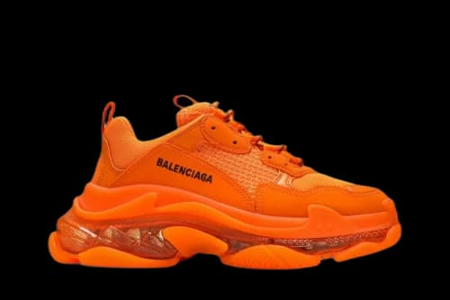 Balenciaga Triple S Sneaker 'Clear Sole - Orange' (Women's)