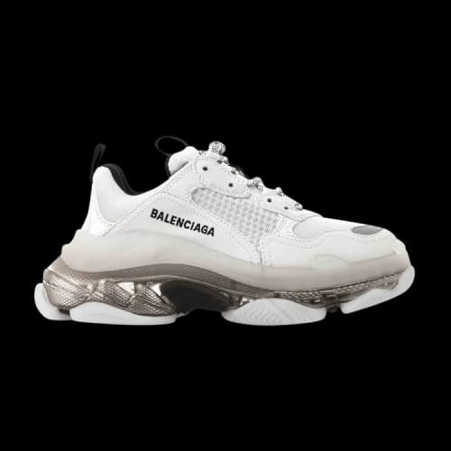 Balenciaga Triple S Sneaker 'Clear Sole - White Grey' (Women's)