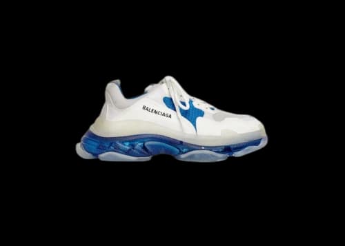Balenciaga Triple S Clear Sole Blue (Women's)