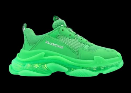 Balenciaga Triple S Clear Sole Fluo Green (Women's)