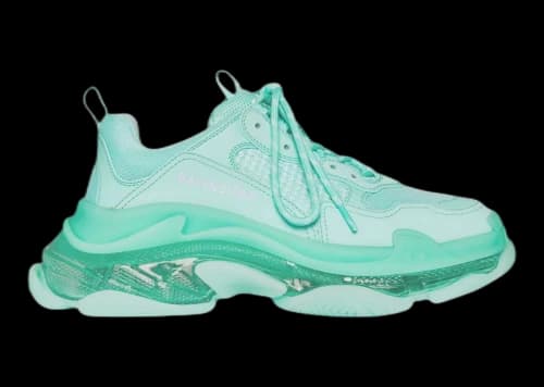 Balenciaga Triple S Clear Sole Green (Women's)