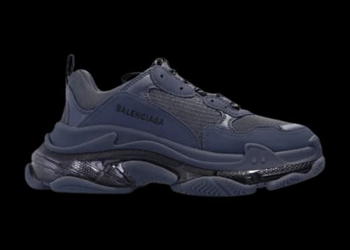 Balenciaga Triple S Clear Sole Deep Blue (Women's)