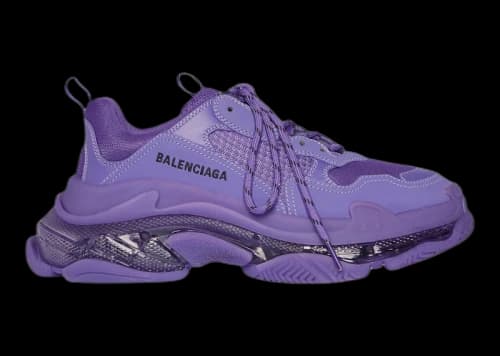 Balenciaga Triple S Clear Sole Deep Purple (Women's)