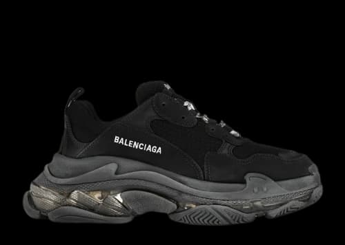 Balenciaga Triple S Black Clear Sole (Women's)