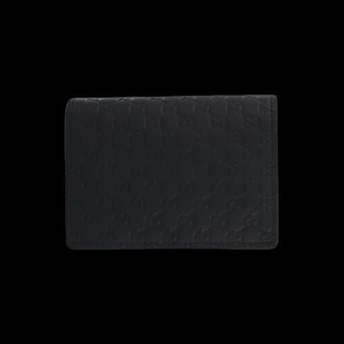 Gucci Microguccissima Leather Card Case Wallet 'Blue'