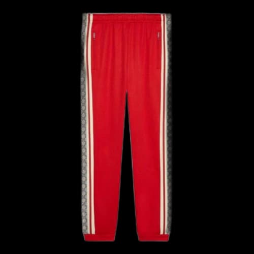 Gucci Oversize Technical Jersey Jogging Pant 'Red'
