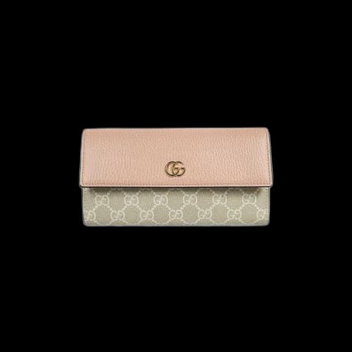 Gucci GG Marmont Chain Wallet 'Light Pink'