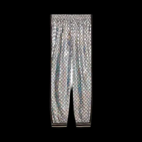 Gucci Holographic Jersey GG Pant 'Silver'