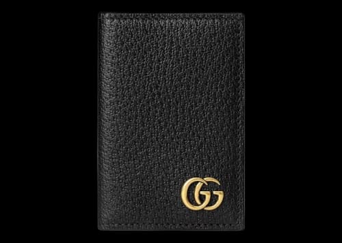 Gucci GG Marmont Folded Card Case Black