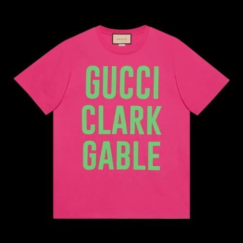 Gucci Calrk Gable T-Shirt 'Bright Pink'