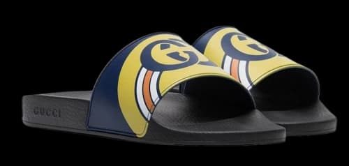 Gucci Persuit Slides Navy Black