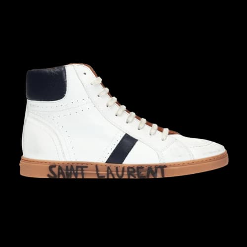 Saint Laurent Joe High 'White Navy'