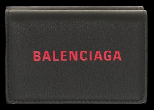 Balenciaga Everyday Trifold Wallet Black