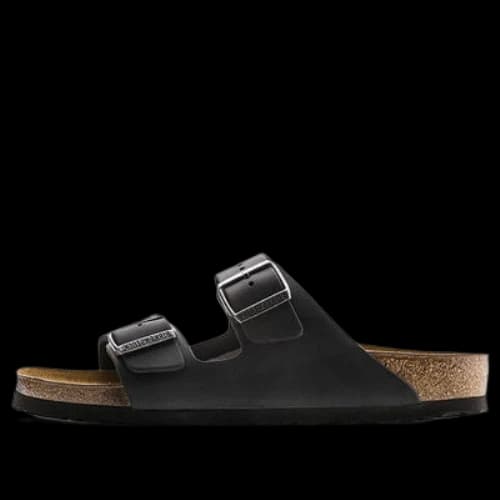 Birkenstock Arizona Oiled Leather Narrow Fit 'Black'
