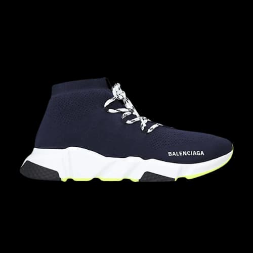 Balenciaga Speed Trainer Lace Mid 'Blue Marine'