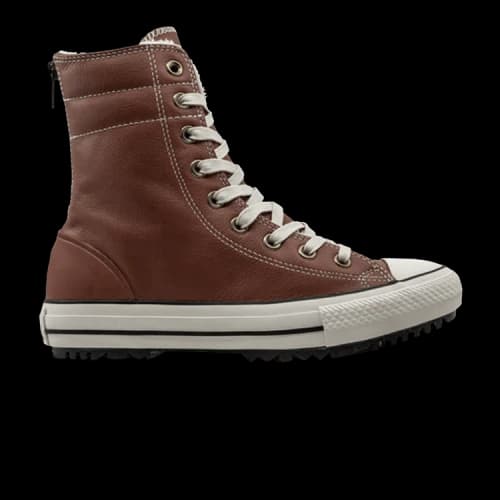 Converse Chuck Taylor All Star High Rise Leather Fur Boot 'Antique Sepia'