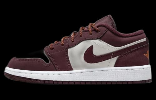 Jordan 1 Low Night Maroon (GS)