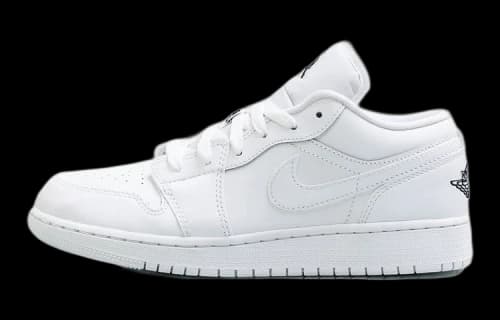 Air Jordan 1 Low GS 'White Black'