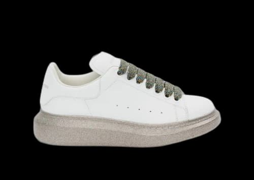 Alexander McQueen Oversized White Multicolor (Women's)