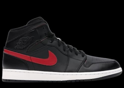Jordan 1 Retro Mid Black Team Red