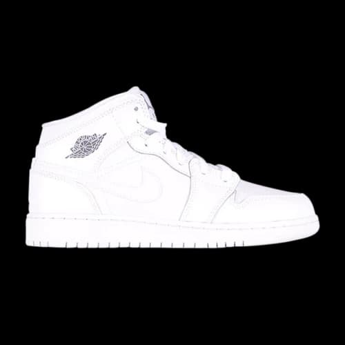 Air Jordan 1 Retro Mid GS 'White Cool Grey'