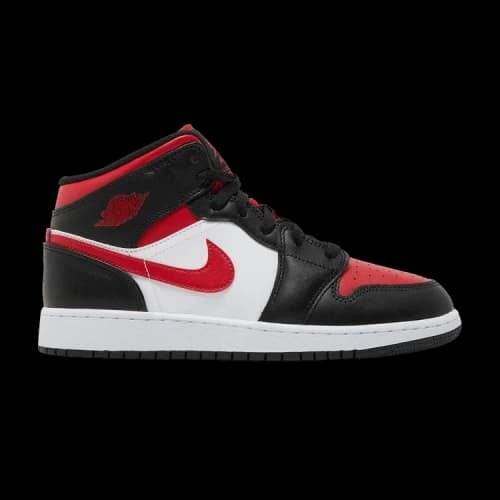 Air Jordan 1 Mid GS 'Black Fire Red' Sample