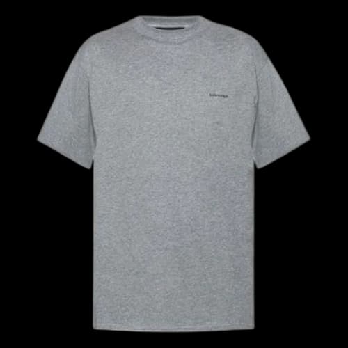 Balenciaga Oversized Printed Jersey 'Grey'