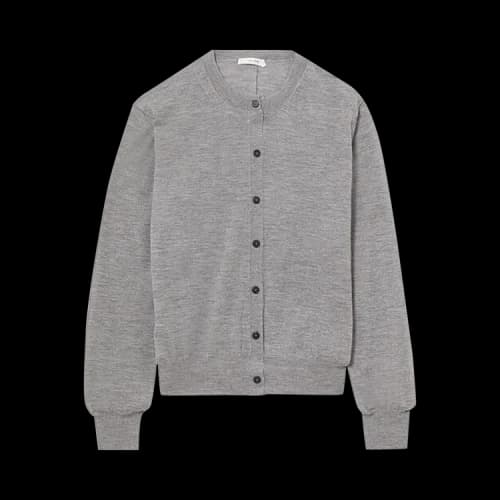 The Row Battersea Cardigan 'Medium Grey'