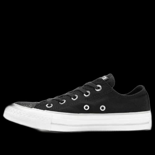 Converse All Star Ctas OX 'Black Silver'