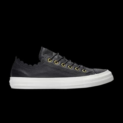 Converse Chuck Taylor All Star Low 'Frilly Thrills - Black' (Women's)