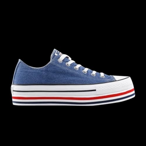 Converse Chuck Taylor All Star Platform Layer Low 'Mason Blue' (Women's)