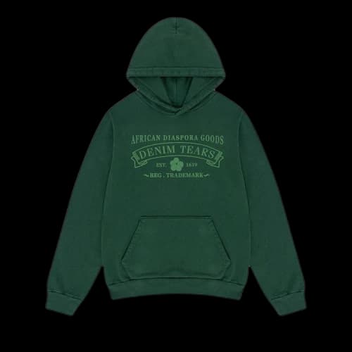 Denim Tears ADG Hoodie 'Washed Green'