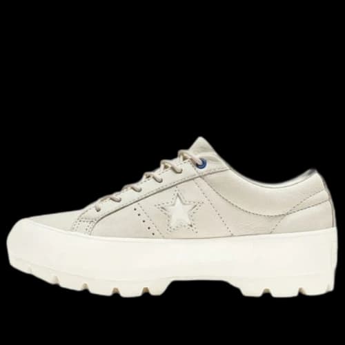 Converse One Star Lugged Low Top Sponge Cake Thick Sole Creamy (Women's)