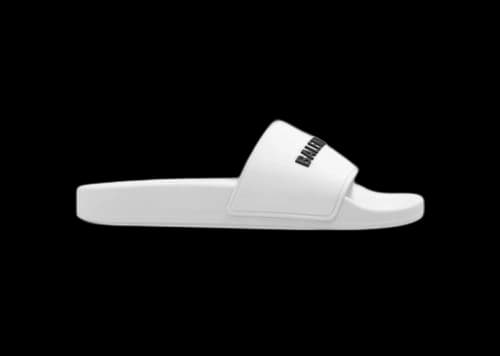 Balenciaga Pool Slides Eggshell