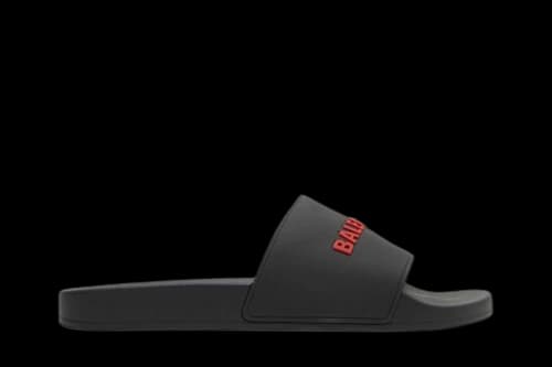 Balenciaga Pool Slides 'Black Red'