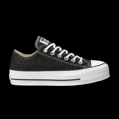 Converse Chuck Taylor All Star Lift Low 'Black Glitter' (Women's)