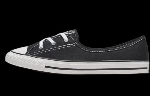 Converse Chuck Taylor All Star Ballet Lace Slip Black White (Women's)