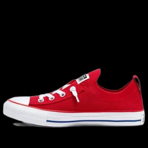Converse Shoreline Knit Slip Chuck Taylor All Star Red White Sneakers 'Red White' (Women's)