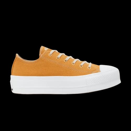 Converse Chuck Taylor All Star Platform Ox Renew Cotton Sunflower Gold (Women's)