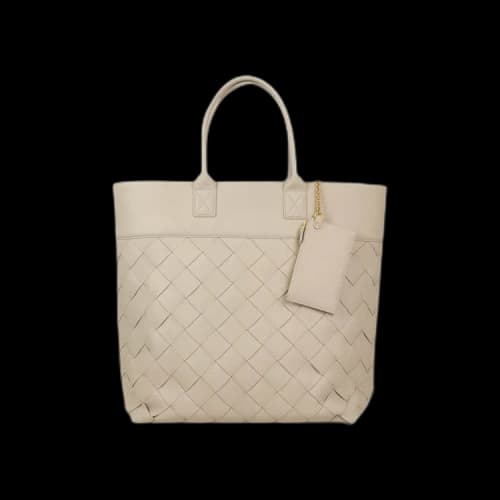 Bottega Veneta Maxi Cabat Tote Bag 'Mist White'