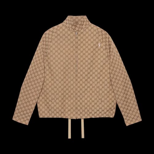 Gucci GG Canvas Bomber Jacket 'Camel'