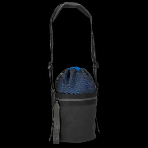 Bottega Veneta Nylon Bucket Bag Blue Multi